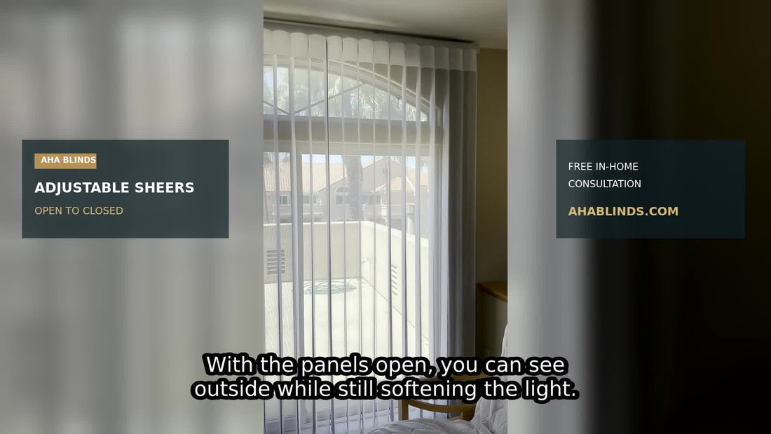 Custom window shades installed in a Huntington Beach home for privacy and natural light control